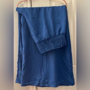 White Fox Boutique Blue Wide Leg Pants sz 5X